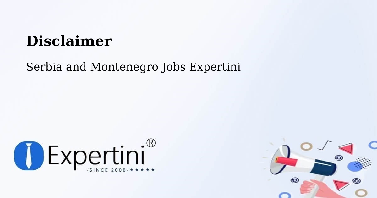 Disclaimer – Midland - Serbia and Montenegro Jobs Expertini